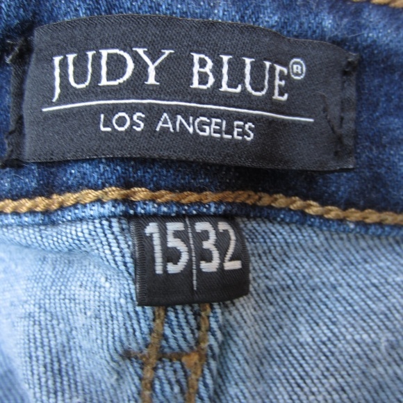 Judy Blue Jeans Womens15/32 Dark Wash Skinny Fit Stretch Mid Rise Comfy Casual - Picture 4 of 16